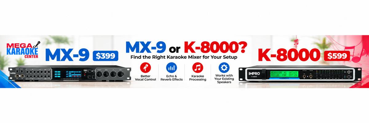 ImPro MX-9 & K-8000 Karaoke Mixers