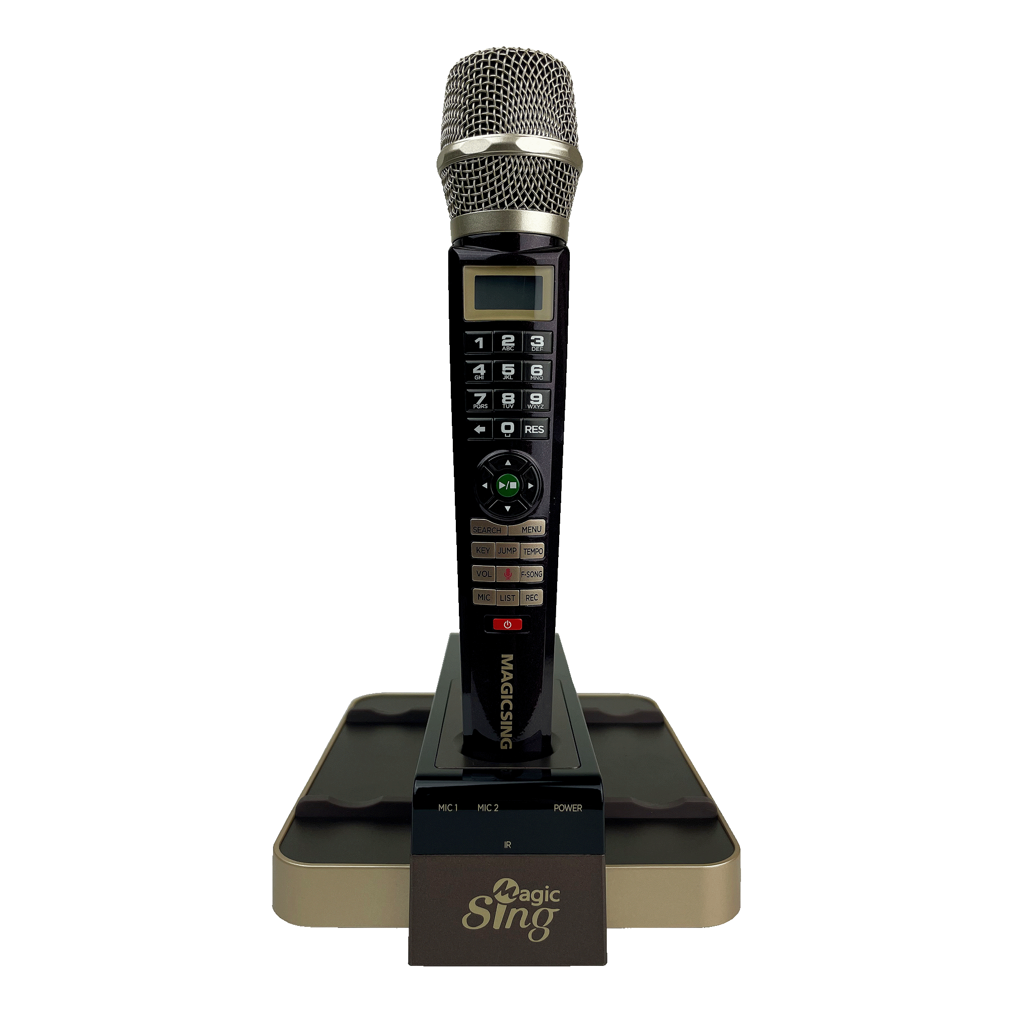 Magic Sing E5Compatible with MyStage App + 5145 Karaoke Songs (Mocha) - Limited Edition