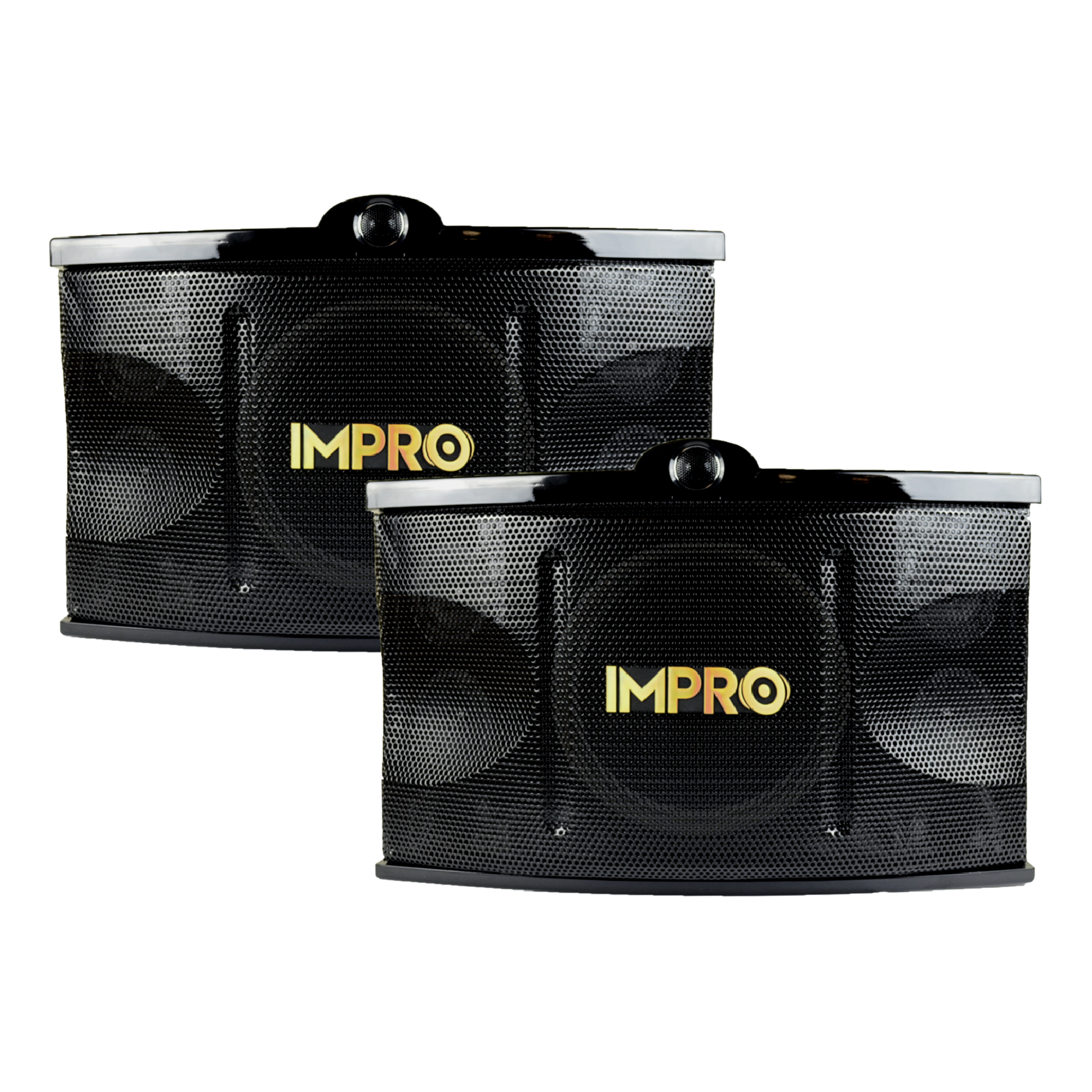ImPro Epic Party Bundle 3 with Mixing Amplifier, Speakers, Microphones, and Accessories (5 Items)