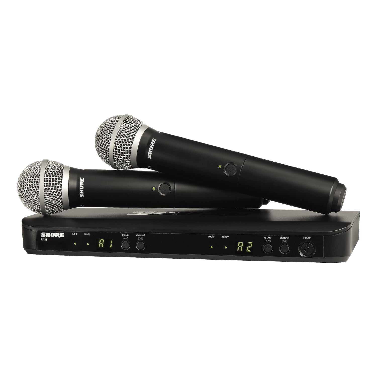 Shure BLX288/PG58 Dual Handheld Wireless Microphone System (Pair)