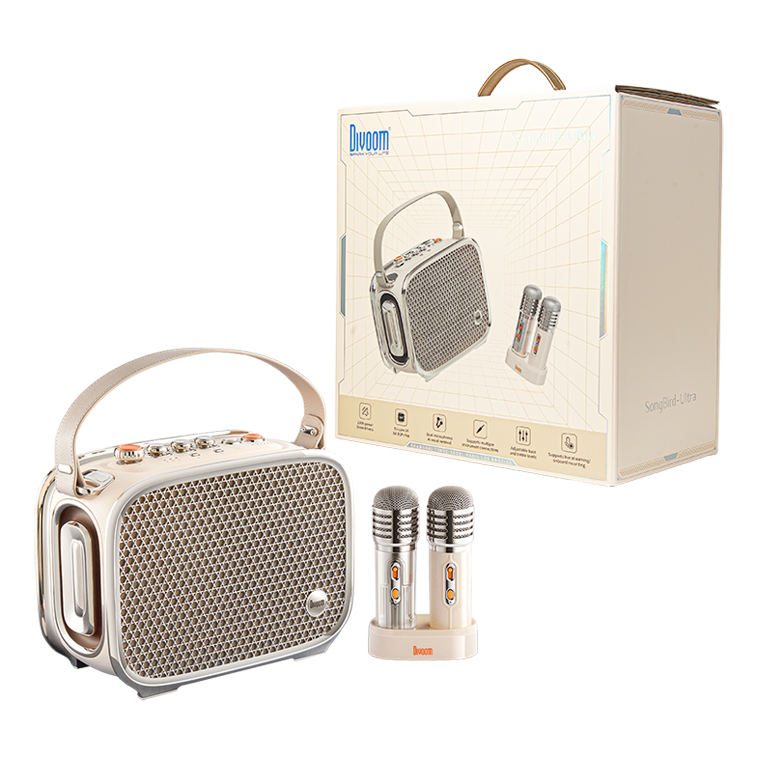 Divoom Songbird-Ultra 100W Portable Karaoke Bluetooth Speaker