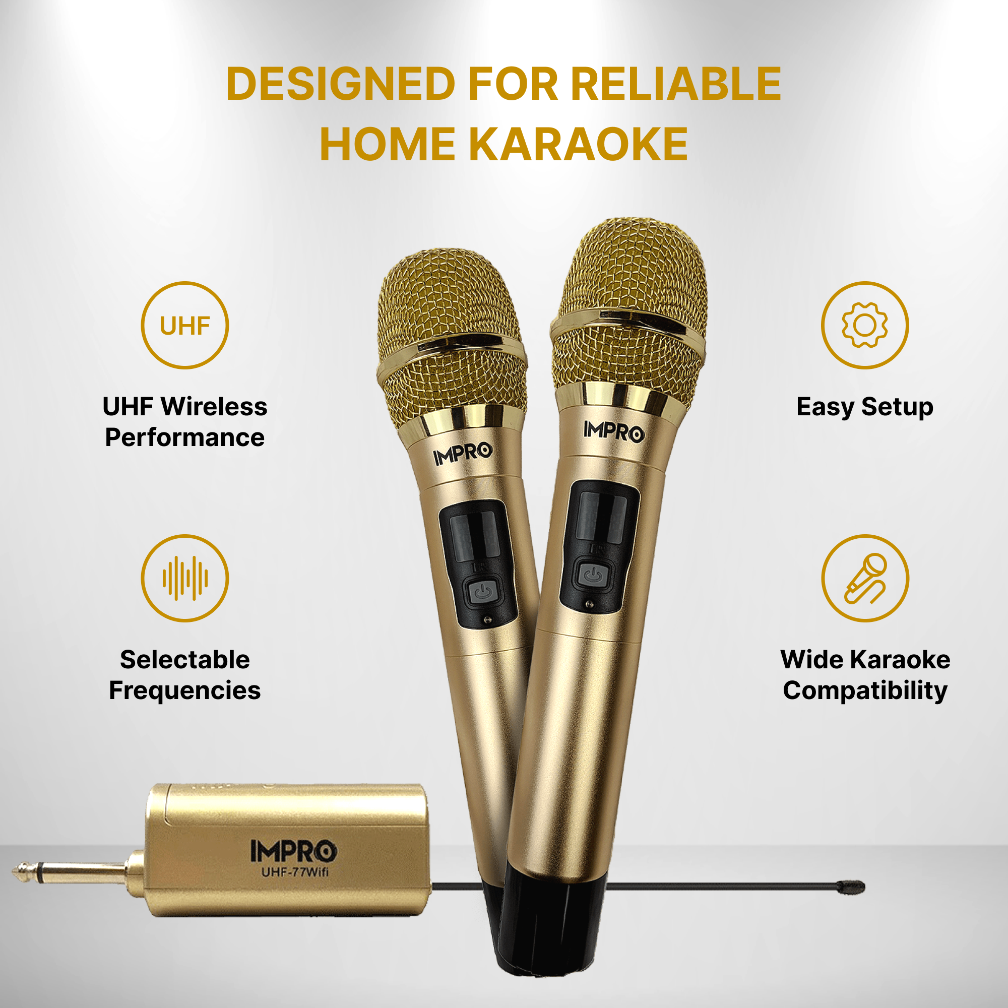 ImPro UHF-77Wifi Professional UHF Wireless Microphones