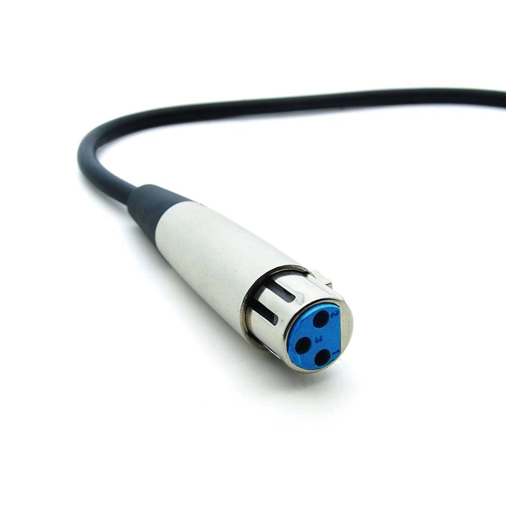 25Ft XLR 3P Female to 1/4 Unbalanced Microphone Cable