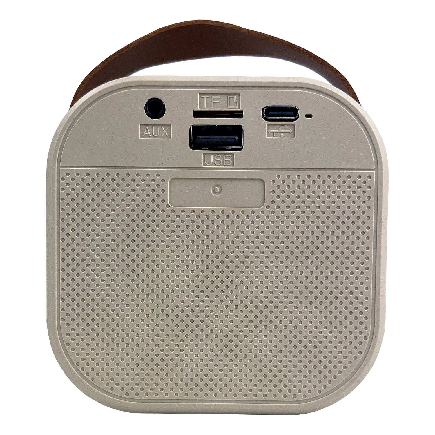 K-12 White Portable Bluetooth Karaoke Machine with 2 Wireless Microphones