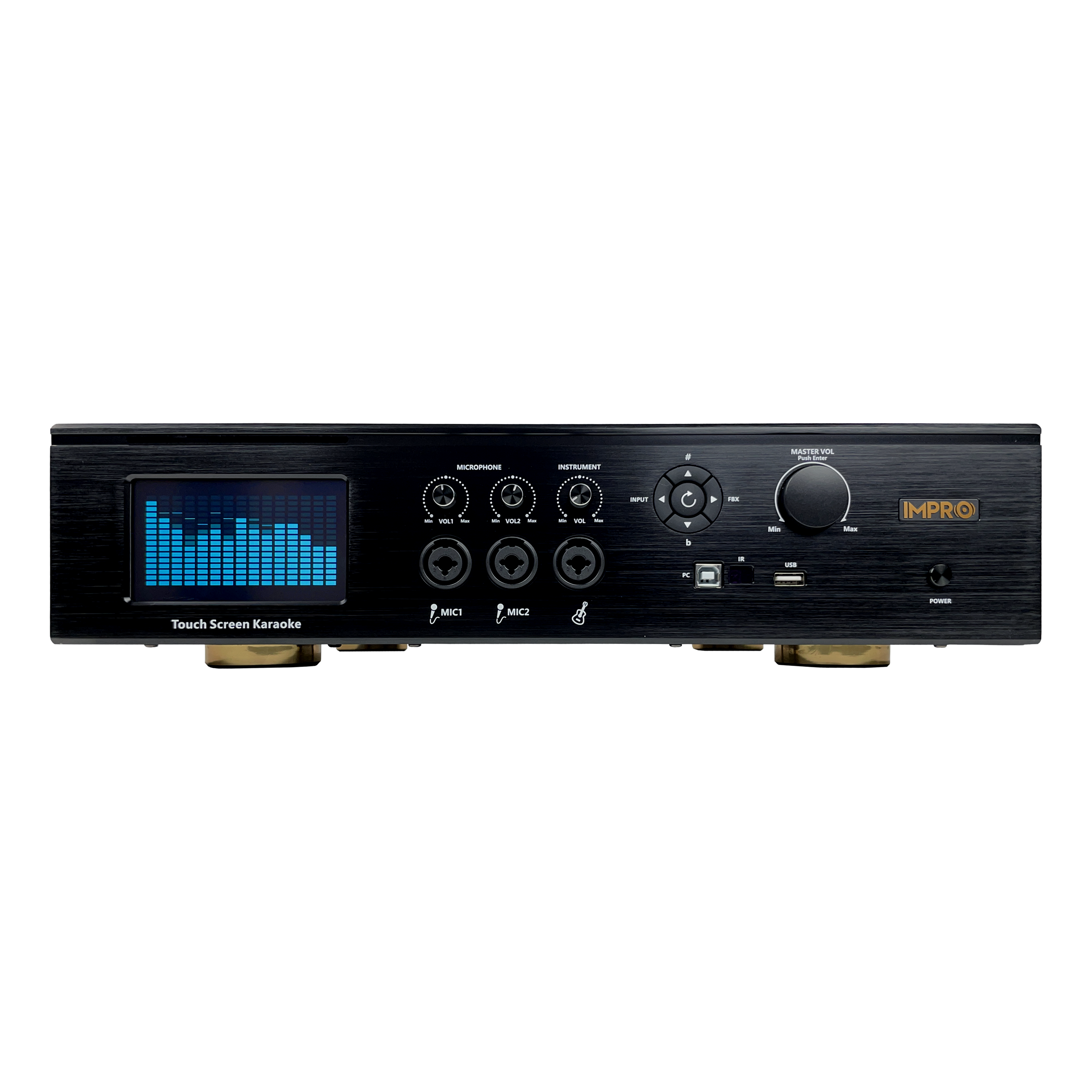ImPro MA-8 1800W Mixing Amplifier Bundle with ImPro UHF-88II Wireless Microphones