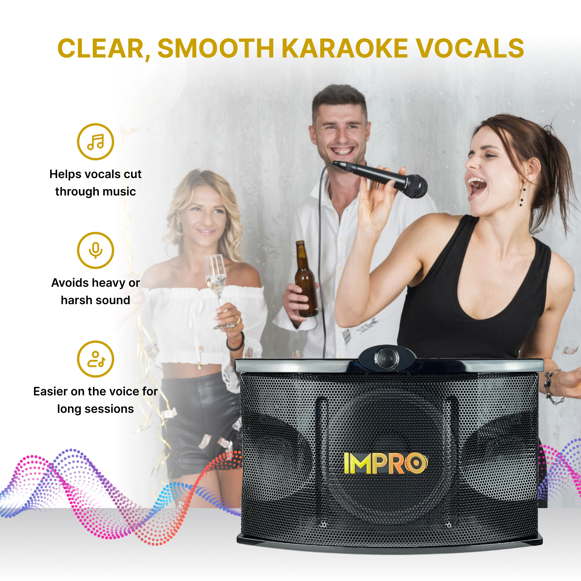 Loa ImPro VS-1400 12" 3 đường tiếng 1400w (Cặp)