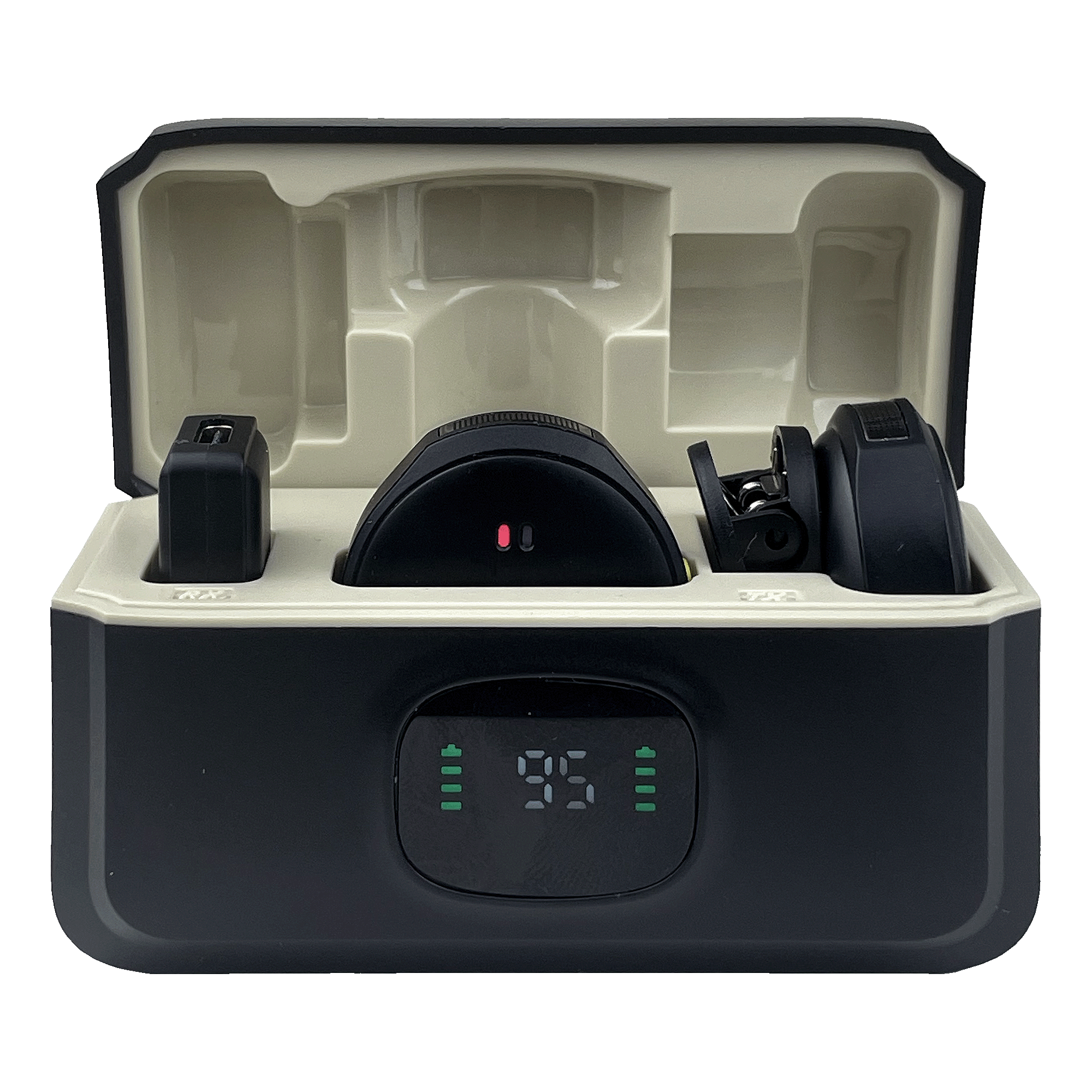 2-Pack Wireless Lavalier Microphones (Lapel) – Karaoke Echo Effect, Clip-On Mics for Vlog/Live/Interview