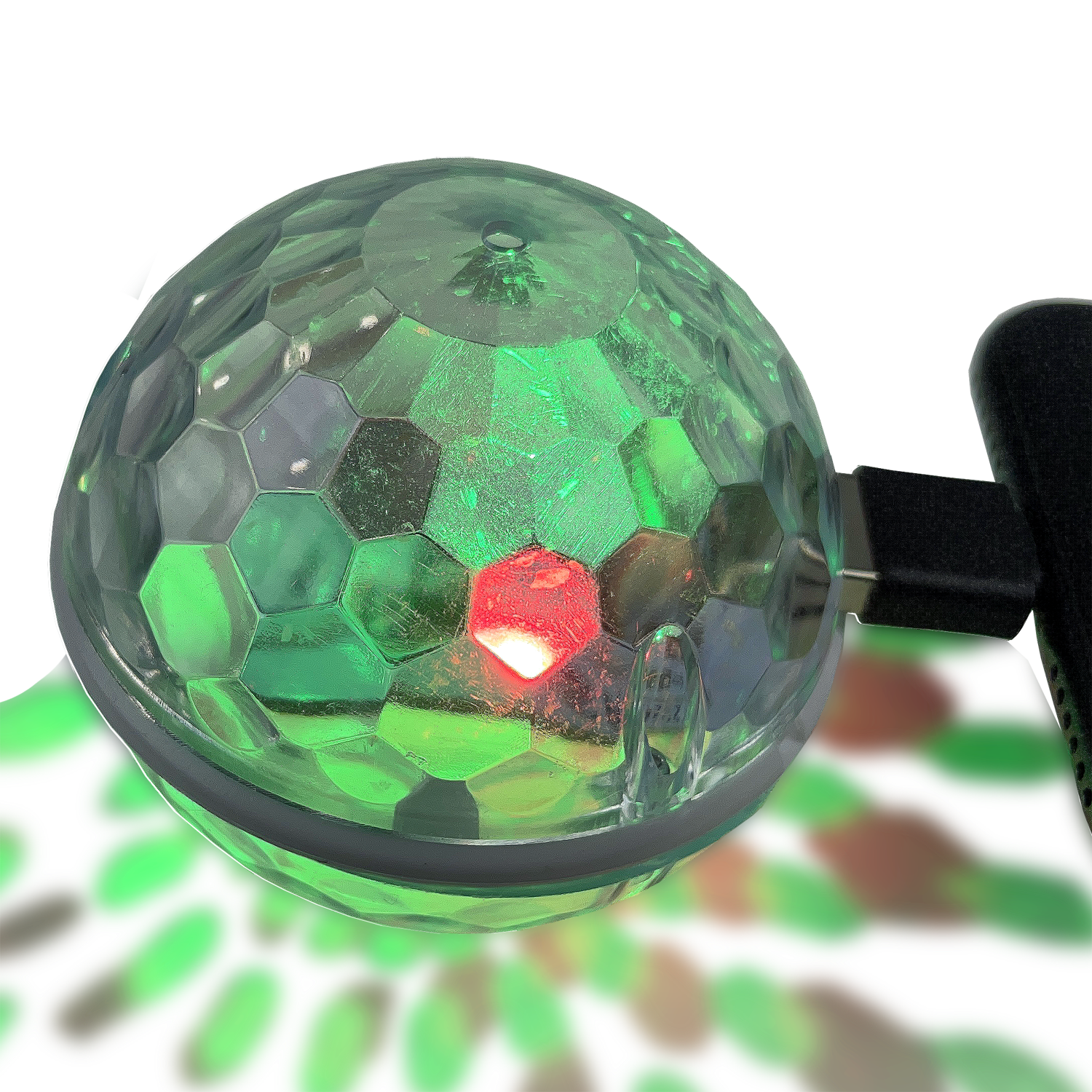 Mini DJ Light with USB-Lightning attachment