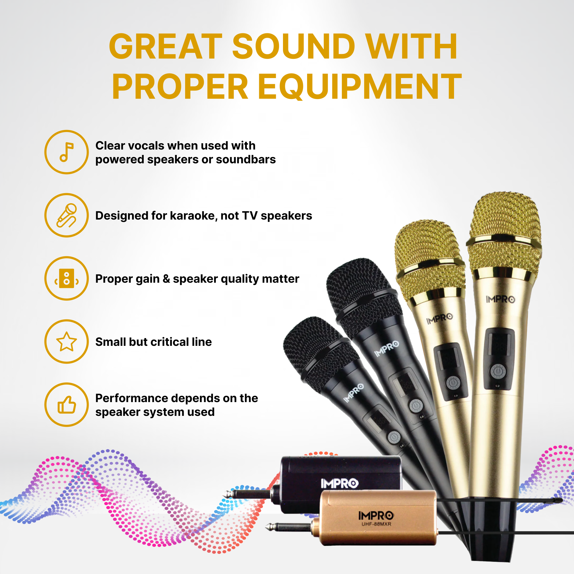 ImPro UHF-88MXR Professional UHF Wireless Microphones