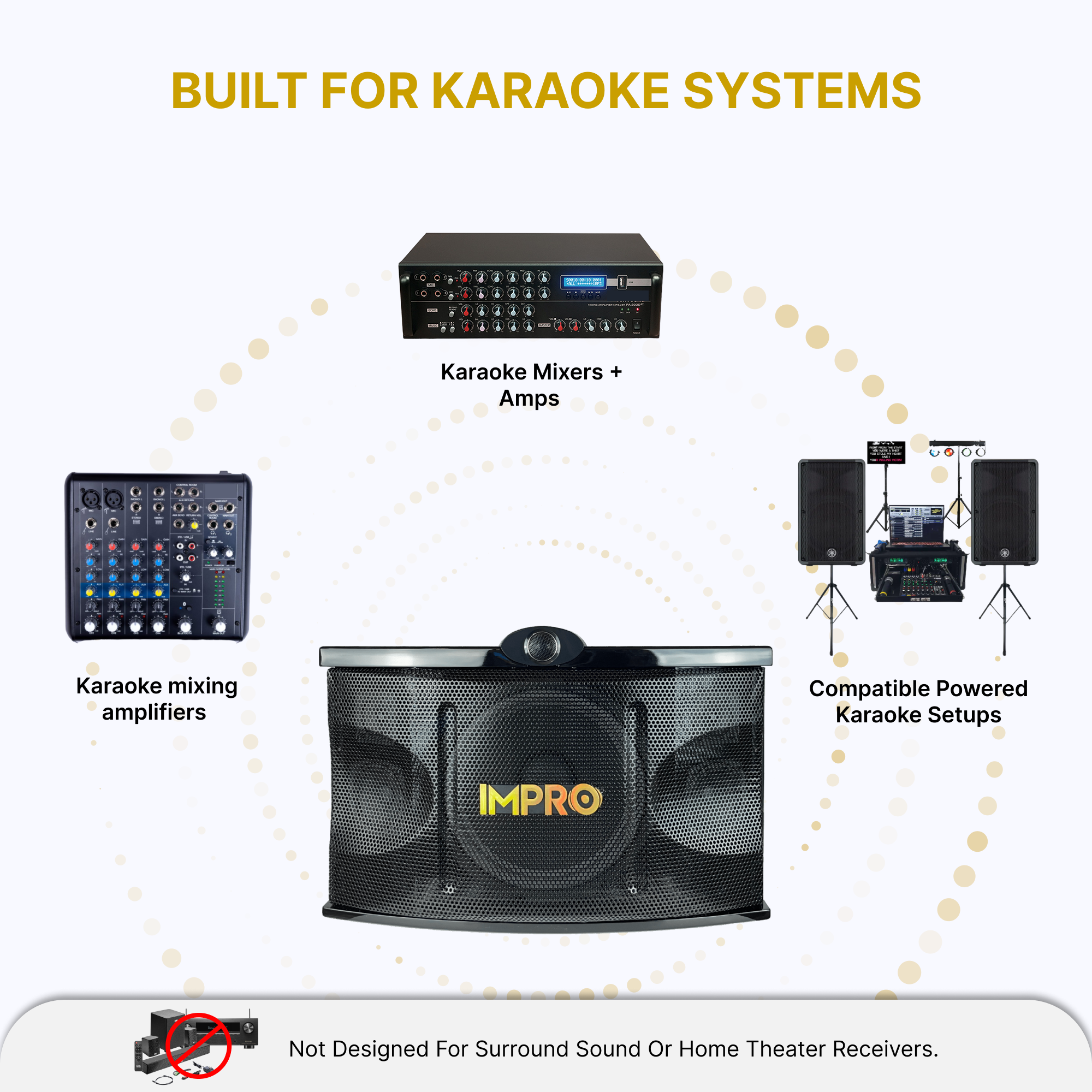 Loa ImPro VS-1400 12" 3 đường tiếng 1400w (Cặp)