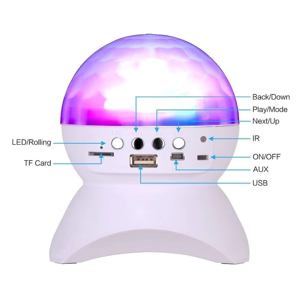 L-740 Rotating Light and Bluetooth Speaker