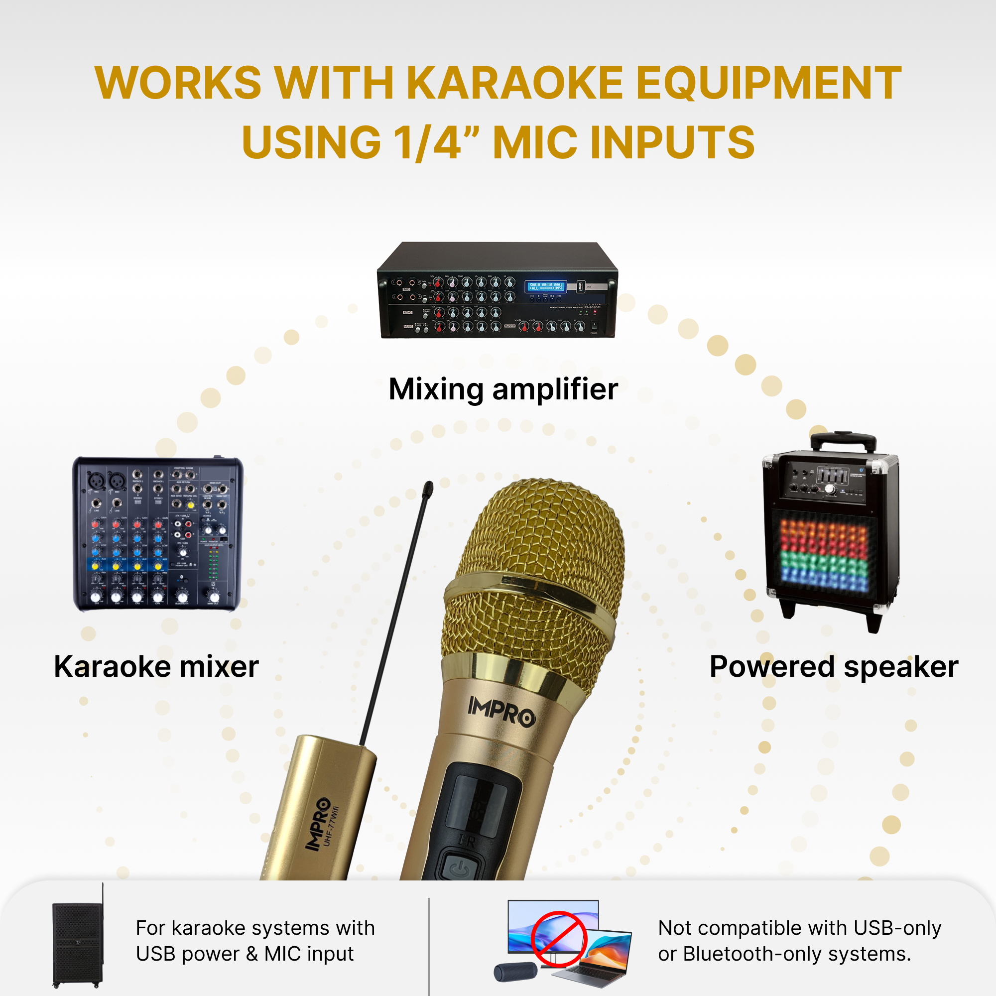 ImPro UHF-77Wifi Professional UHF Wireless Microphones