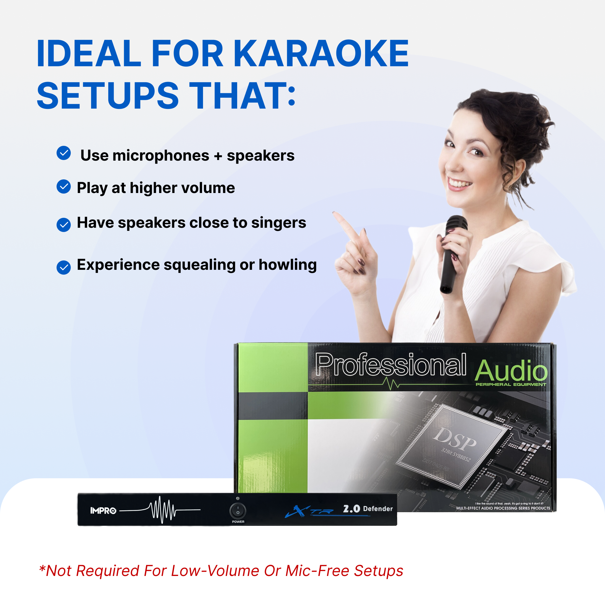 ImPro DFN-800 Defender Feedback Reducer