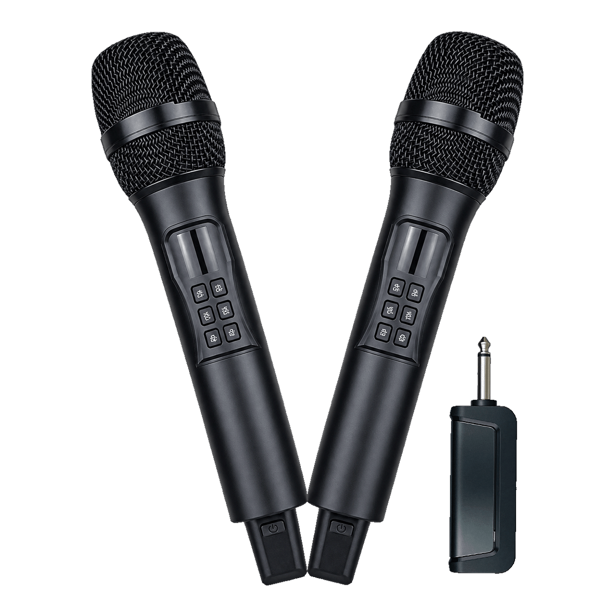 Professional Wireless Microphones with Receiver, Bluetooth Compatible
