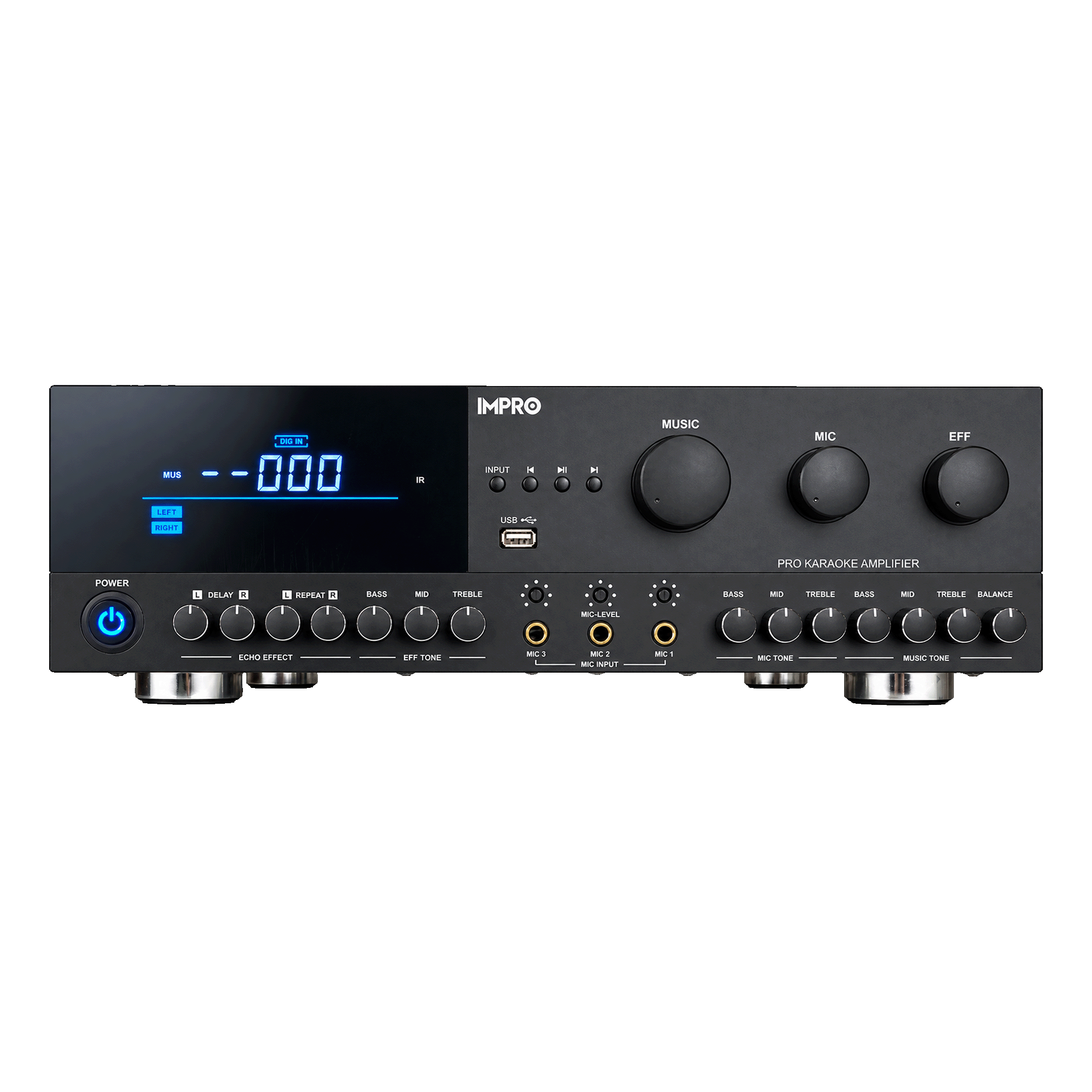 ImPro PMA-6888 900-Watt Karaoke Mixing Amplifier