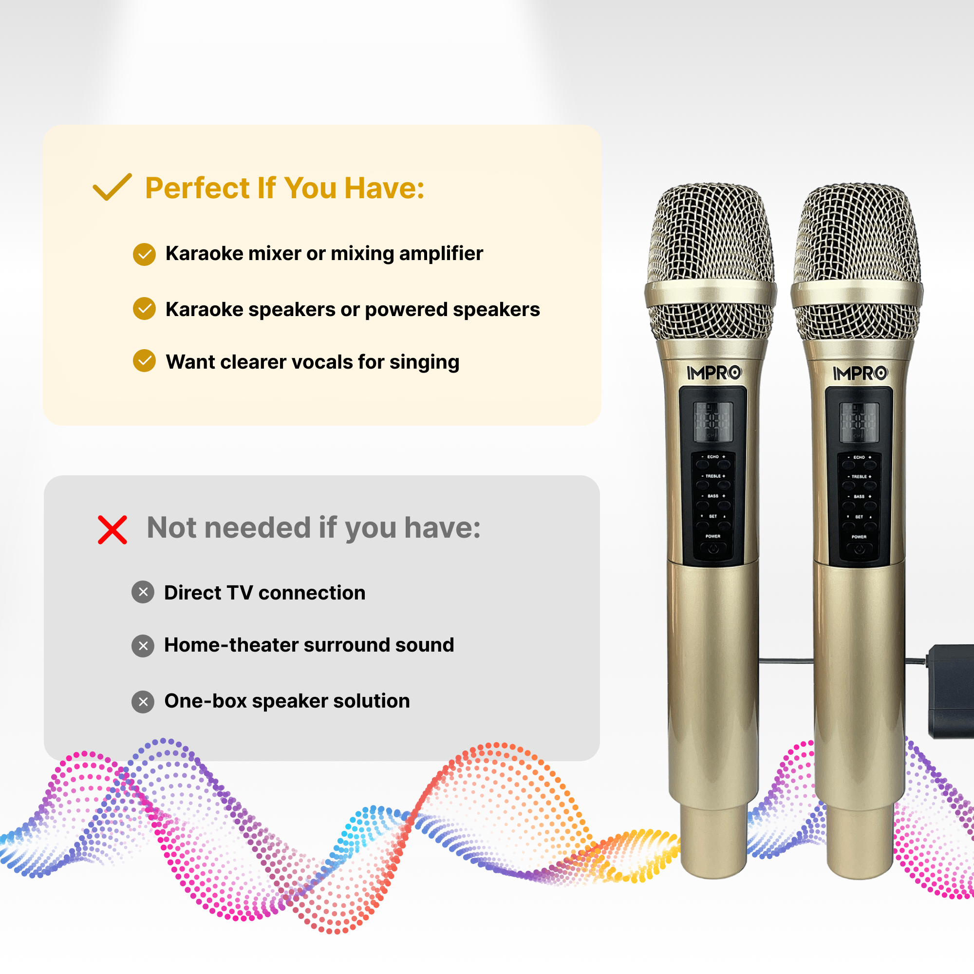 ImPro UHF-88II Professional UHF Wireless Microphones