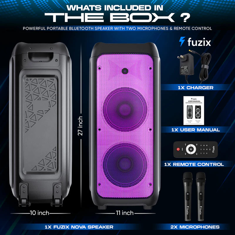 Fuzix Nova Karaoke Speaker