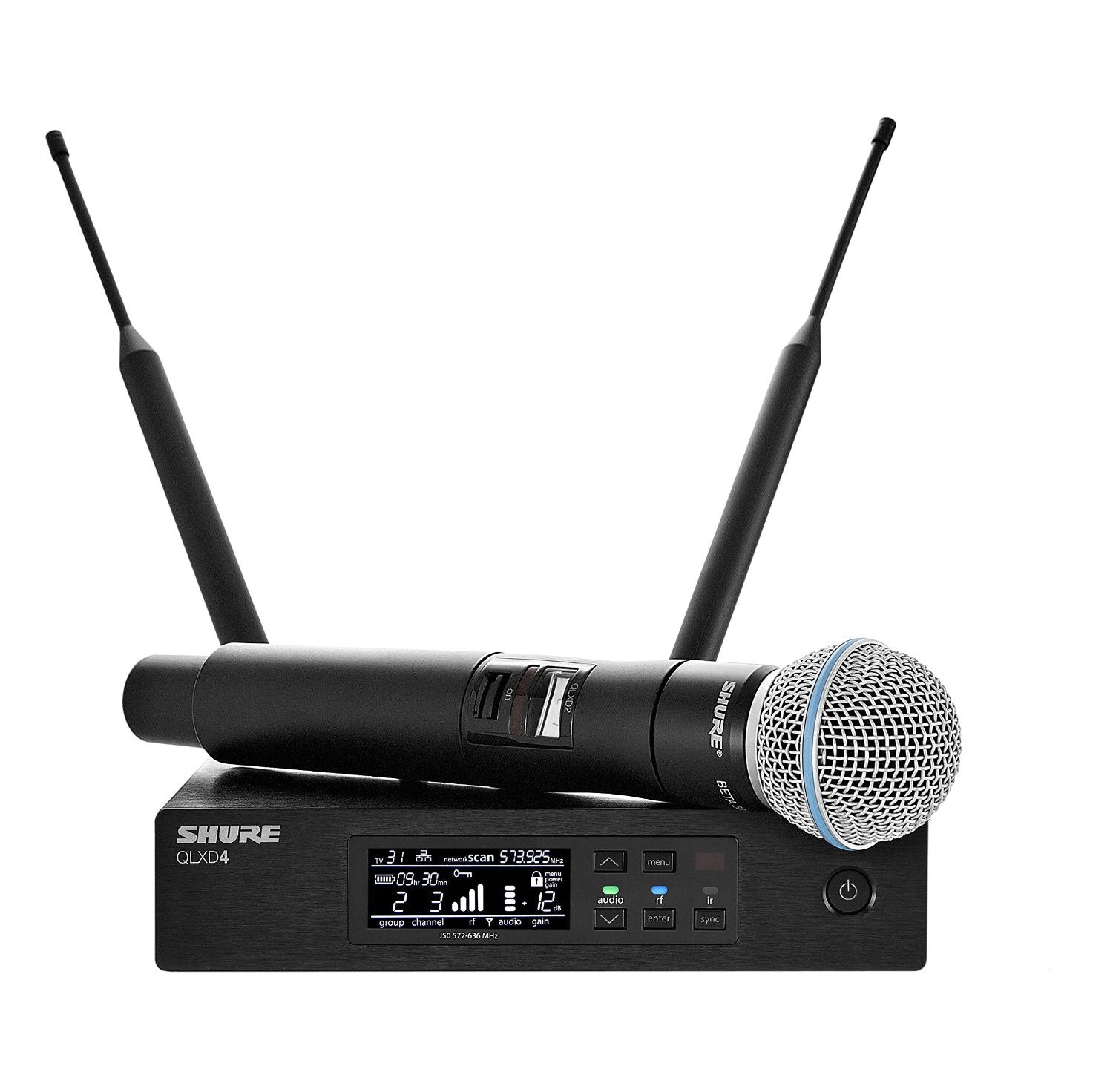Shure QLXD24/Beta58 Handheld Digital Wireless Microphone System