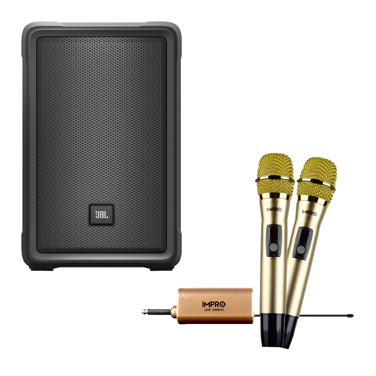 Loa Bluetooth hỗ trợ gói JBL IRX-108 với micrô ImPro UHF-88MXR