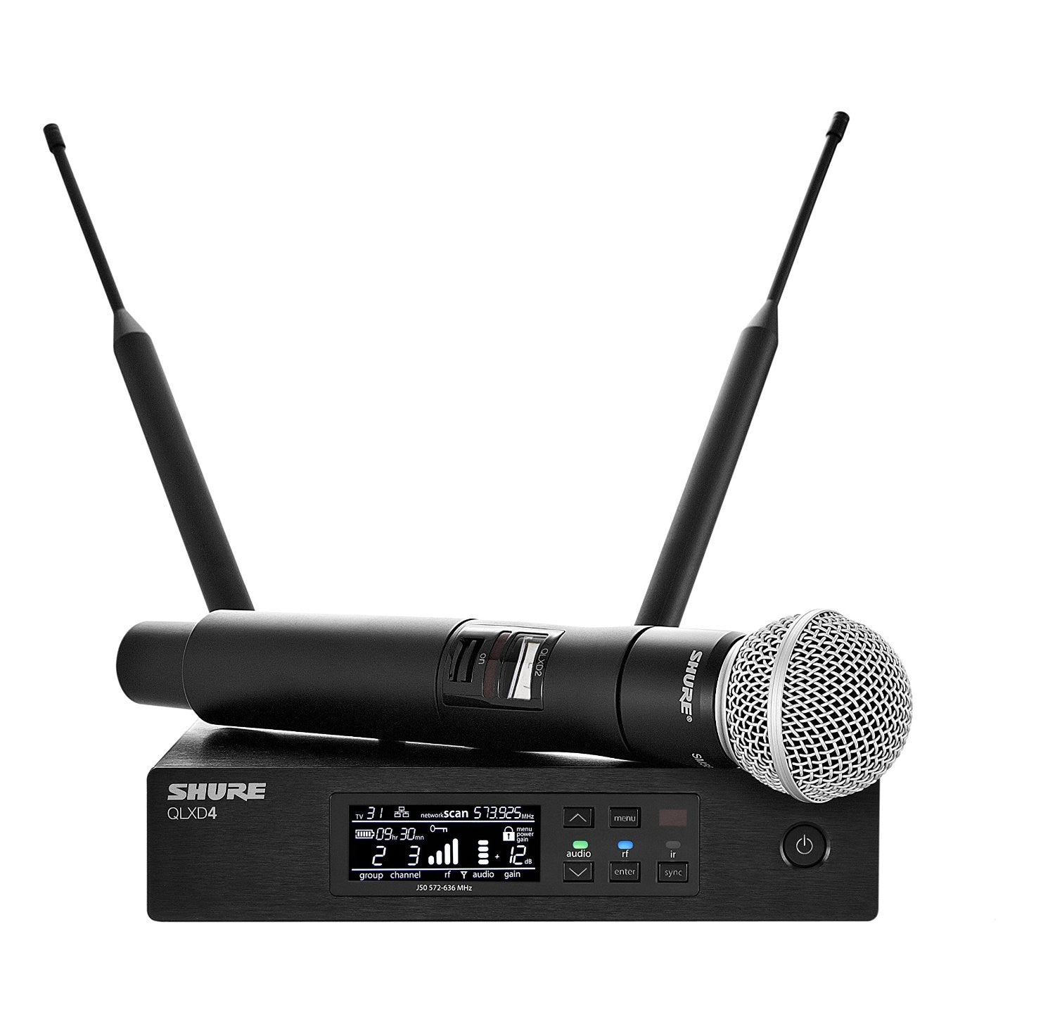 Shure QLXD24/SM58 Handheld Digital Wireless Microphone System (SIngle)