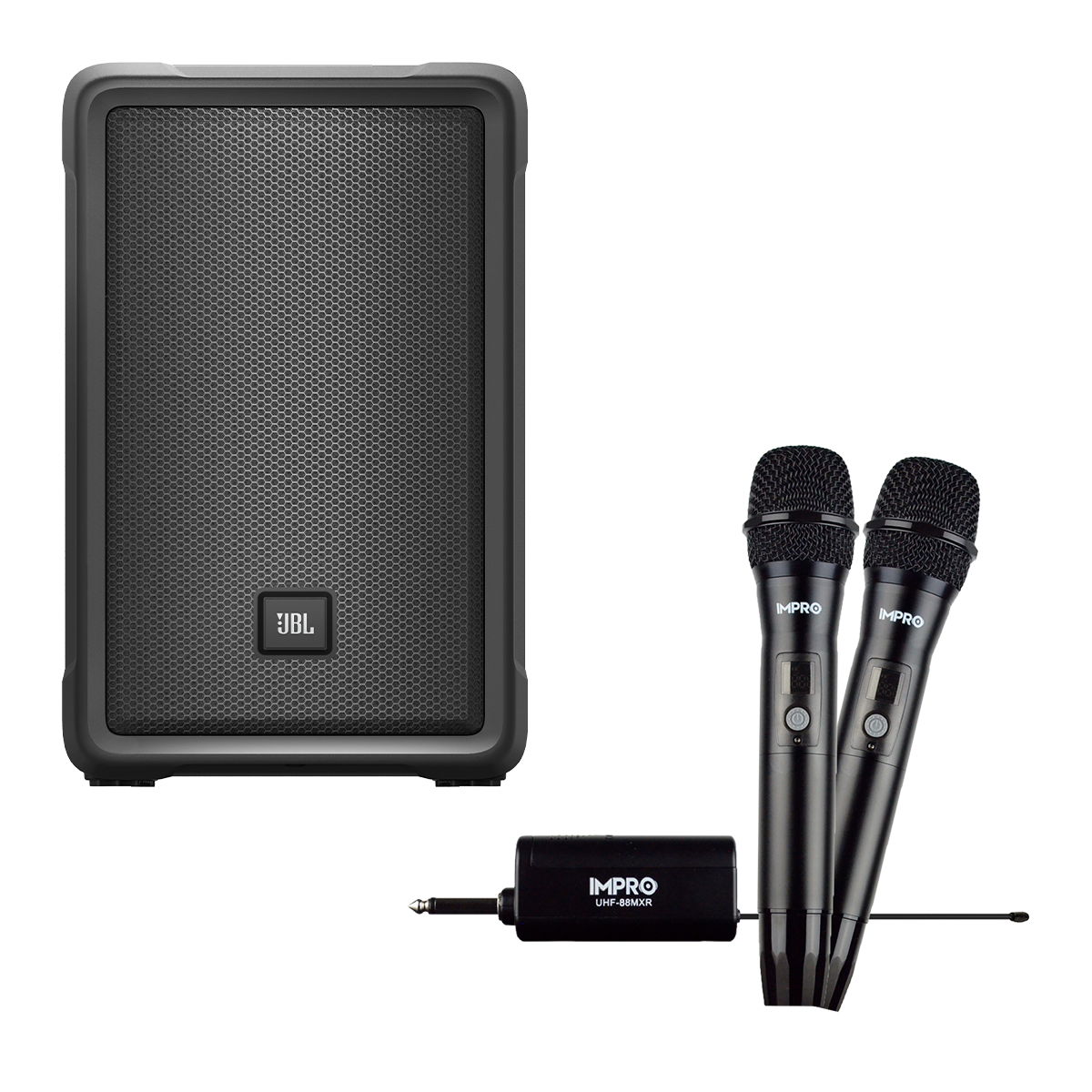 Loa Bluetooth hỗ trợ gói JBL IRX-108 với micrô ImPro UHF-88MXR