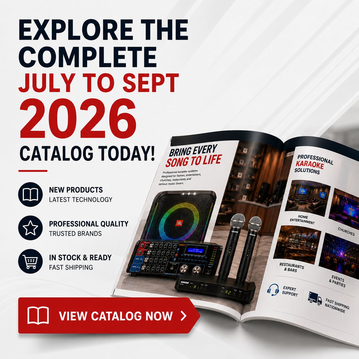 July 2026 to September 2026 Karaoke Newsletter