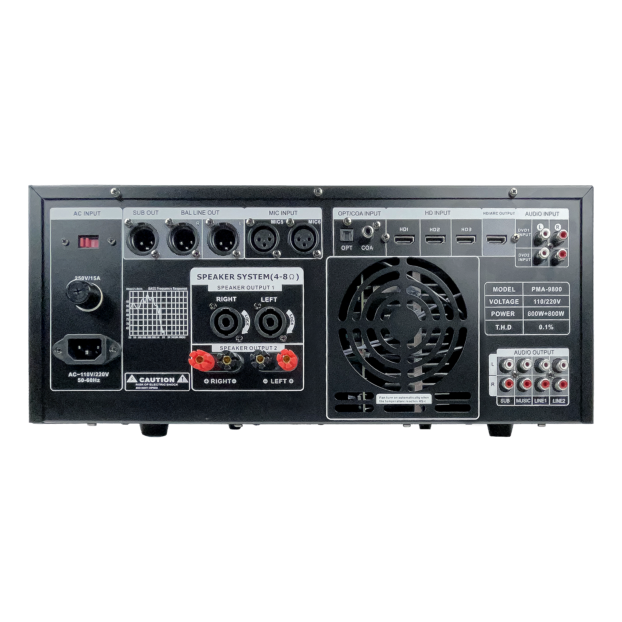 ImPro Epic Party Bundle 2 Plus with Mixing Amplifier, Speakers, Subwoofer, Microphones, and Accessories (6 Items)