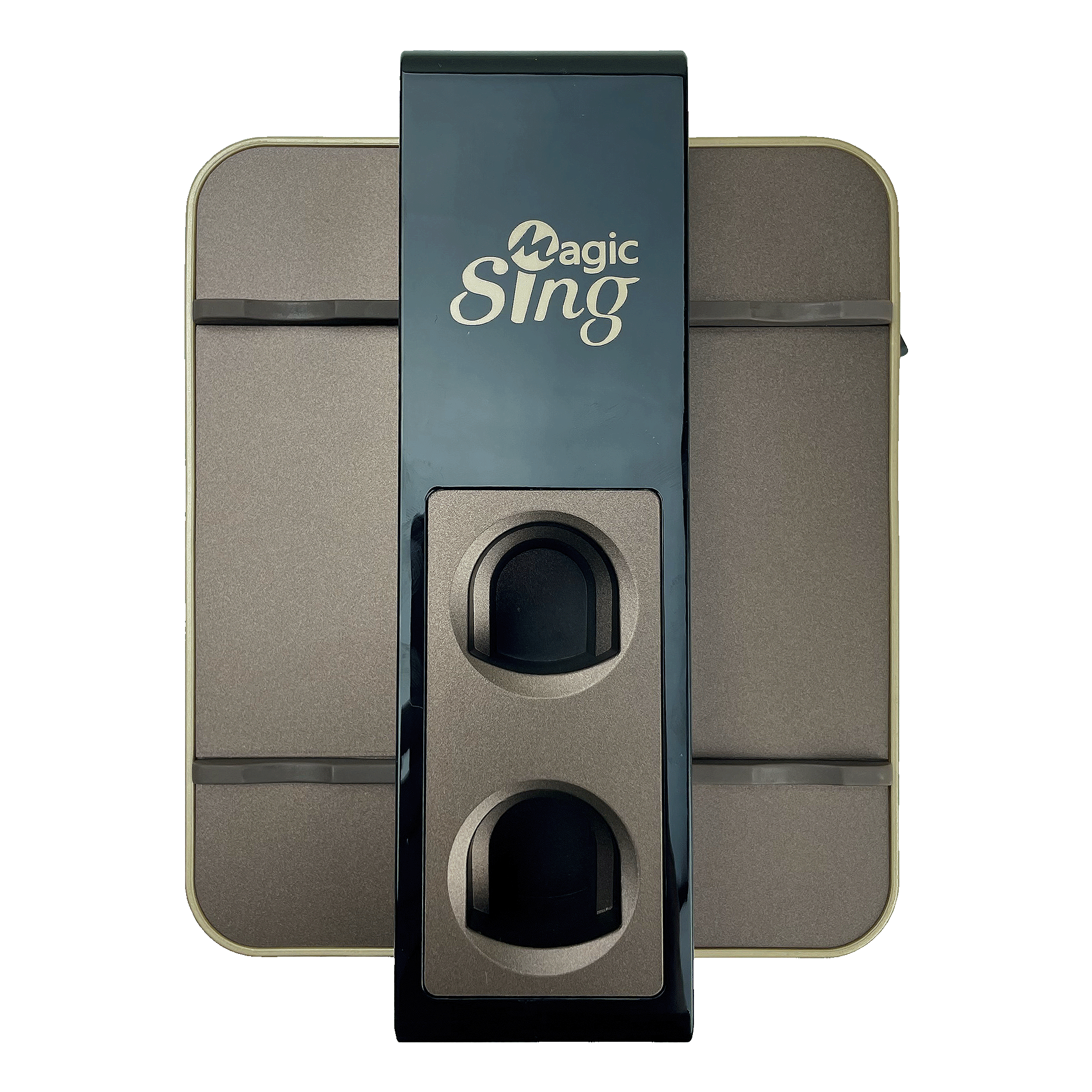 Magic Sing E5Compatible with MyStage App + 5145 Karaoke Songs (Mocha) - Limited Edition