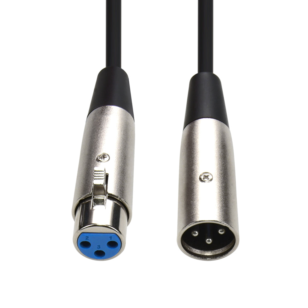 3FT XLR 3P Male/Female Balanced Audio Microphone Cable
