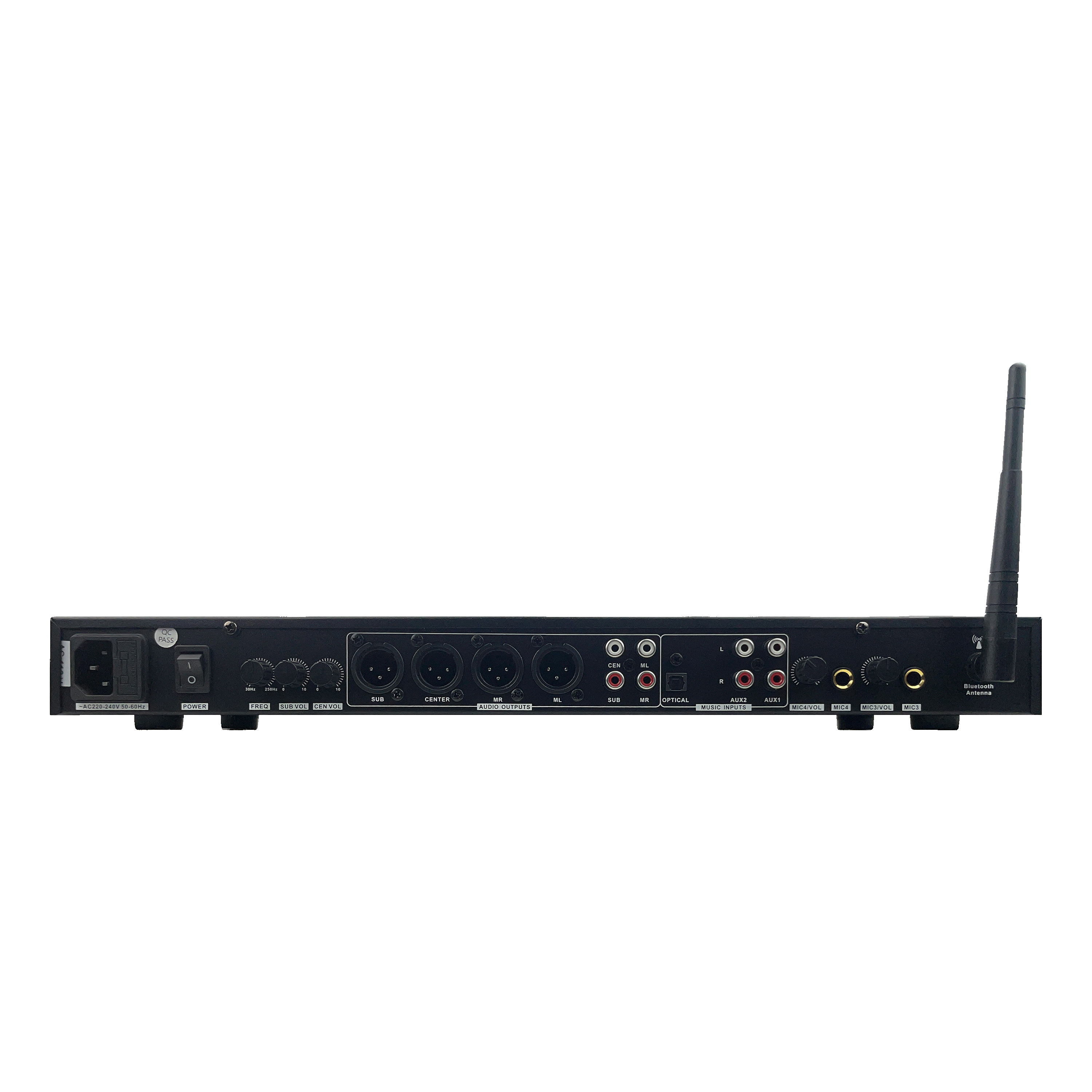 MX-9 Karaoke Mixer with Audio Processor