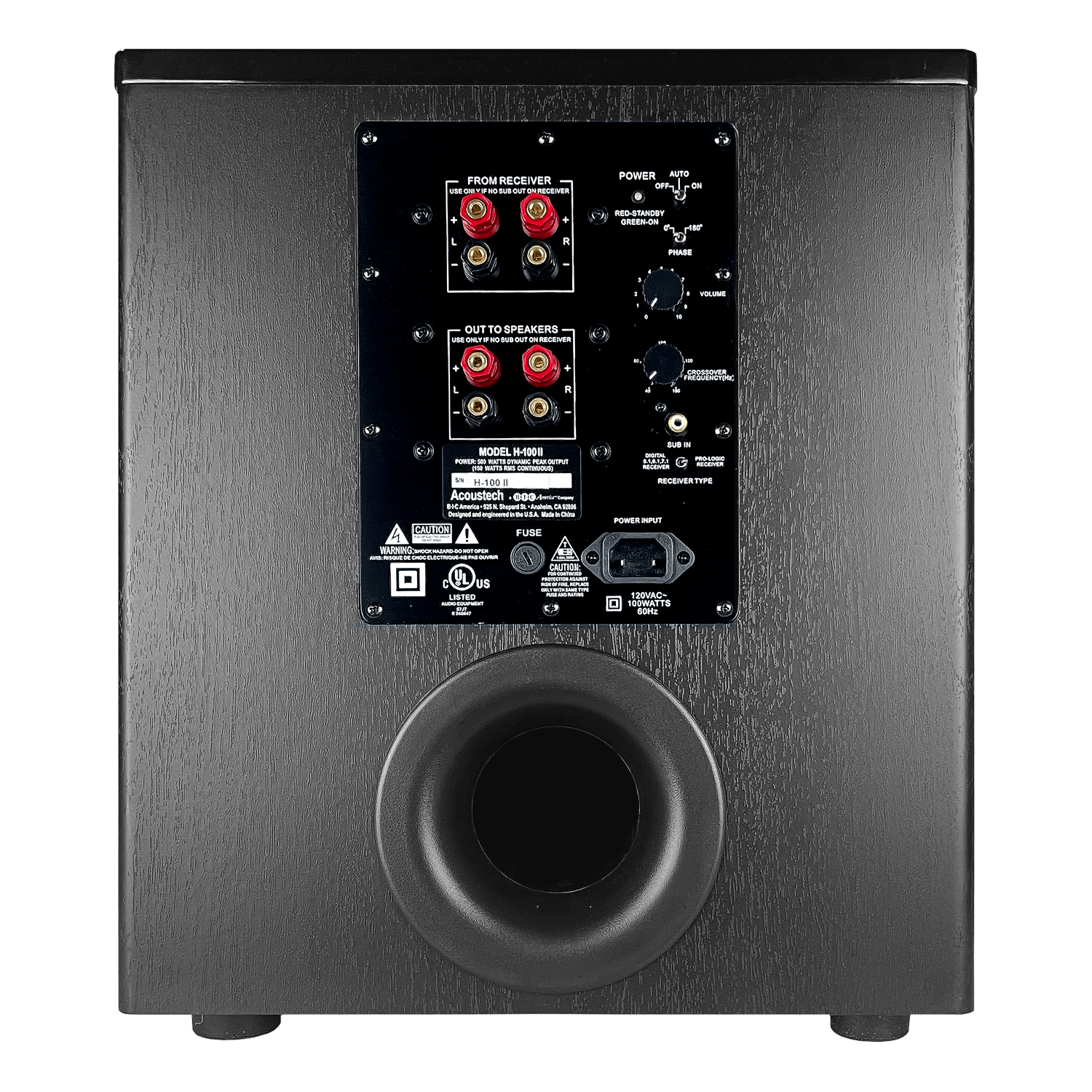 BIC America Acoustech H-100II - Thumbnail 5
