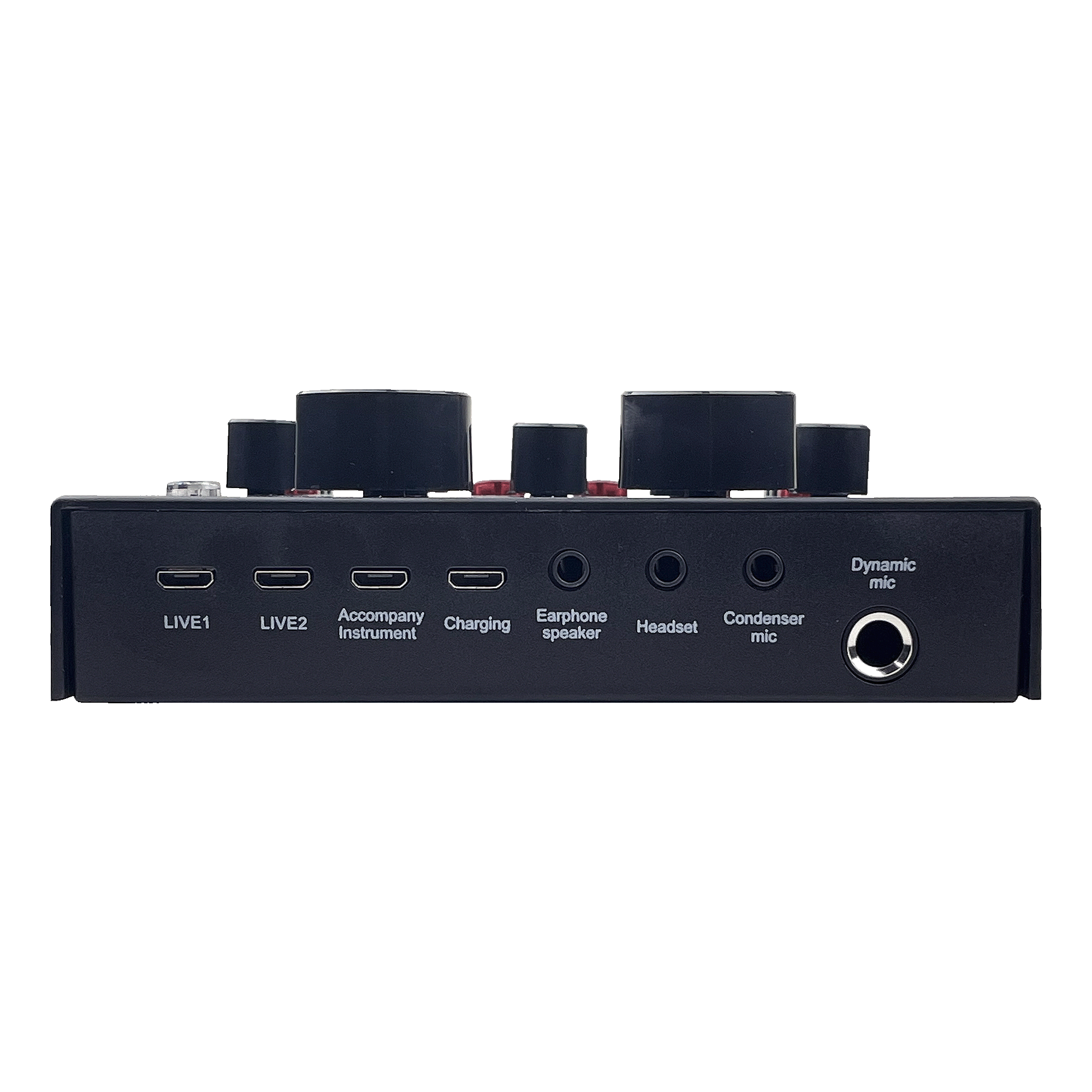 Condenser Microphone Streaming Kit w/ V8 Live Sound Card, Boom Arm, and Pop Filter.