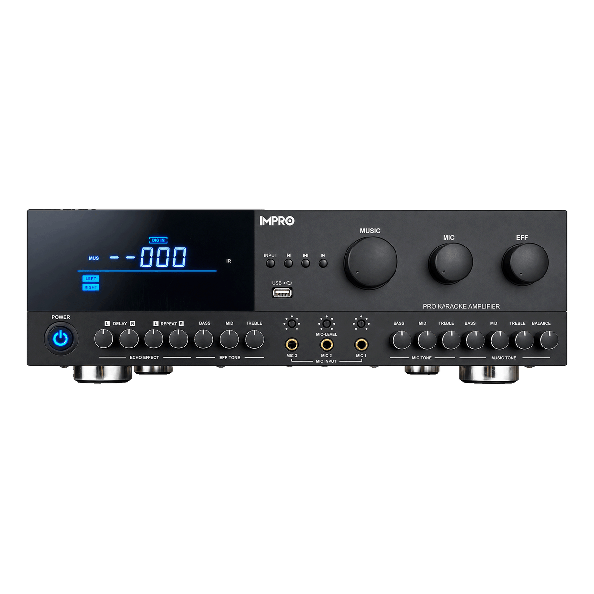 ImPro PMA-6888 900-Watt Karaoke Mixing Amplifier