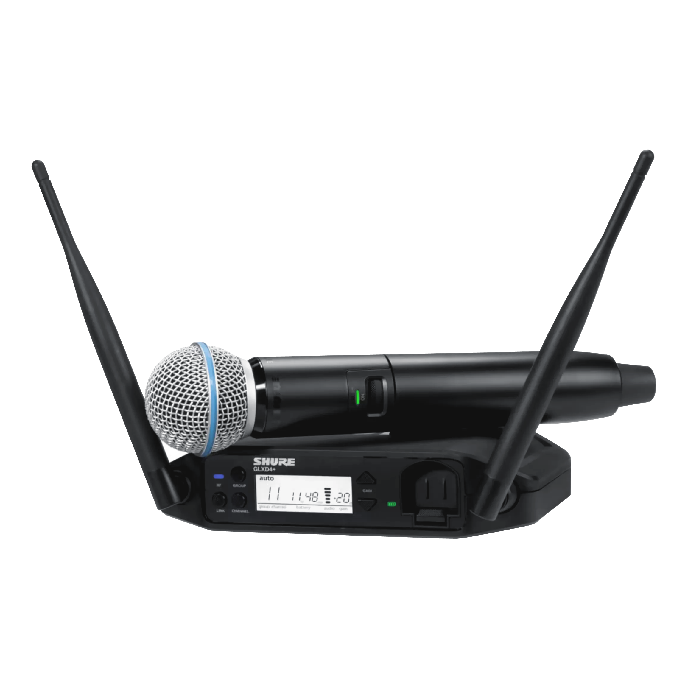Shure GLXD24+/Beta58 Dual Band Digital Wireless Handheld System Shure GLXD24+/Beta58 Dual Band Digital Wireless Handheld System