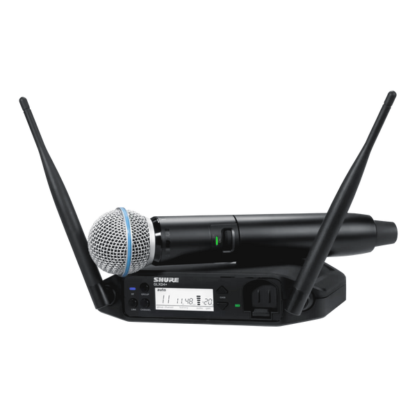 Shure GLXD24+/Beta58 Dual Band Digital Wireless Handheld System