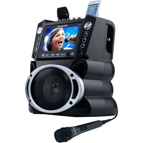 KaraokeUSA GF-840 DVD/CDG/MP3G System with 7" TFT Color Screen