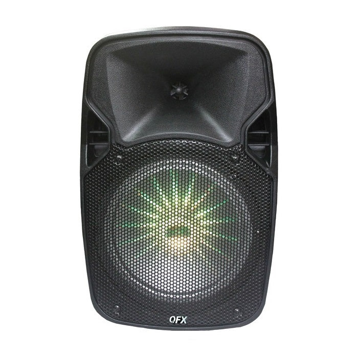 Loa Bluetooth di động QFX PBX-811SM có chân đế và micrô