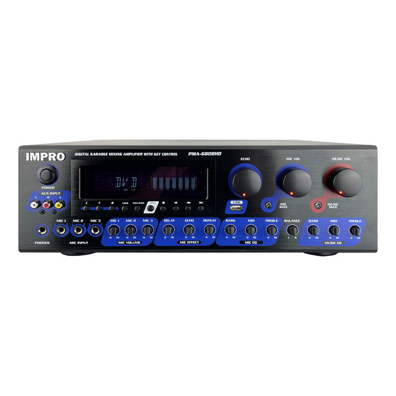 ImPro PMA-6808HD 600W Karaoke Mixing Amplifier