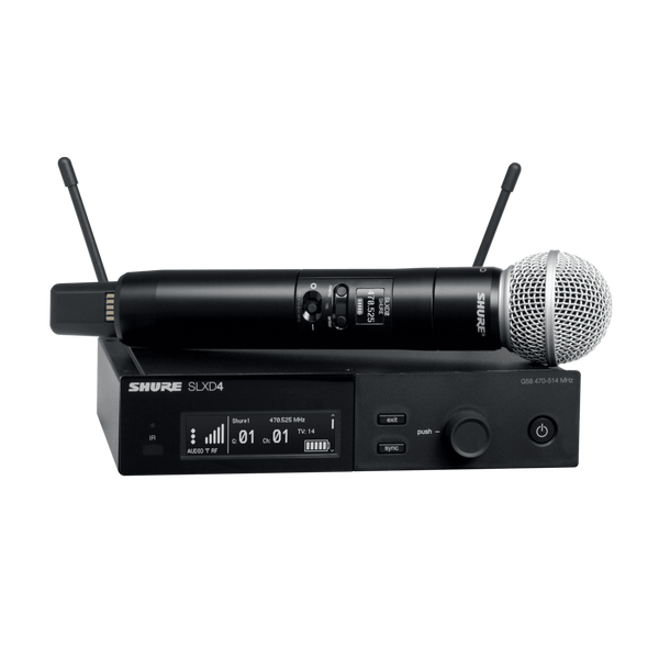 Shure SLXD24/SM58 Single Handheld Wireless Microphone System