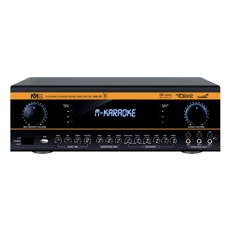 Bộ khuếch đại kết hợp Karaoke DX-388 G5 1400W của Better Music Builder