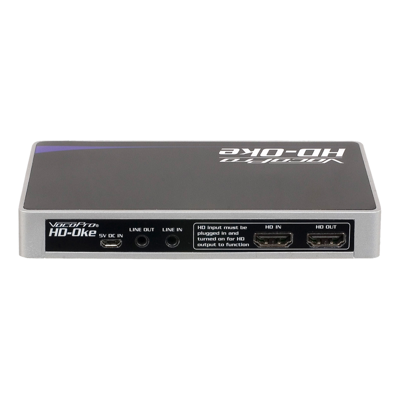 VocoPro HD-Oke Add-On For Sound Bars & Home Theater Systems with HDMI Connections