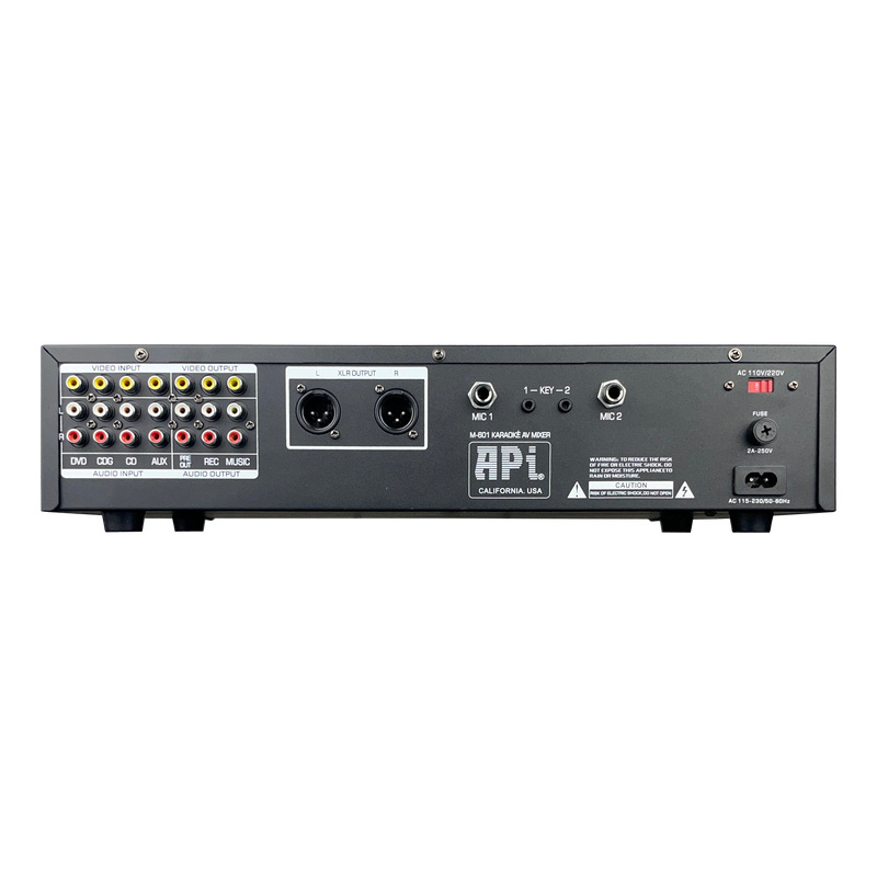 APi M-601 Bộ trộn AV Karaoke chuyên nghiệp có thể gắn trên giá
