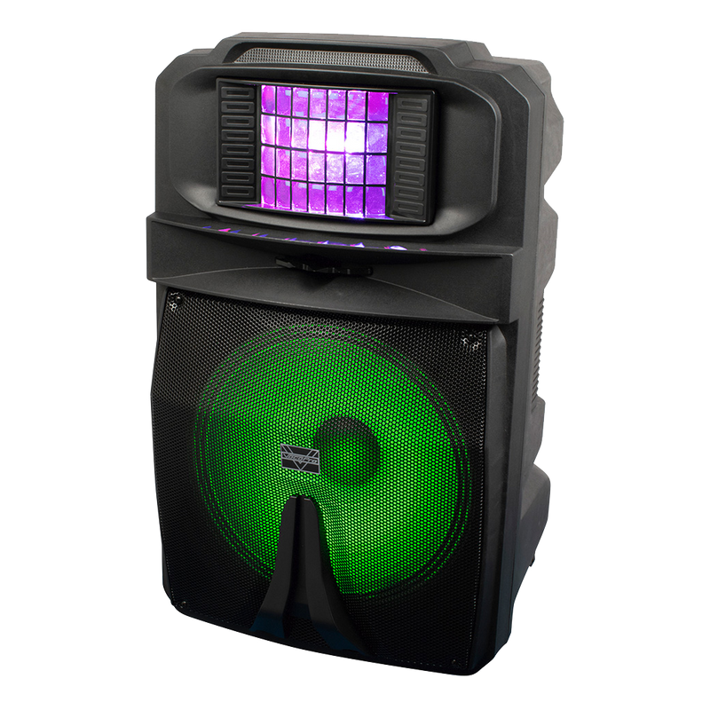 VocoPro Thunder-1500 Pro 1000W Portable Speaker with Commander Microphone