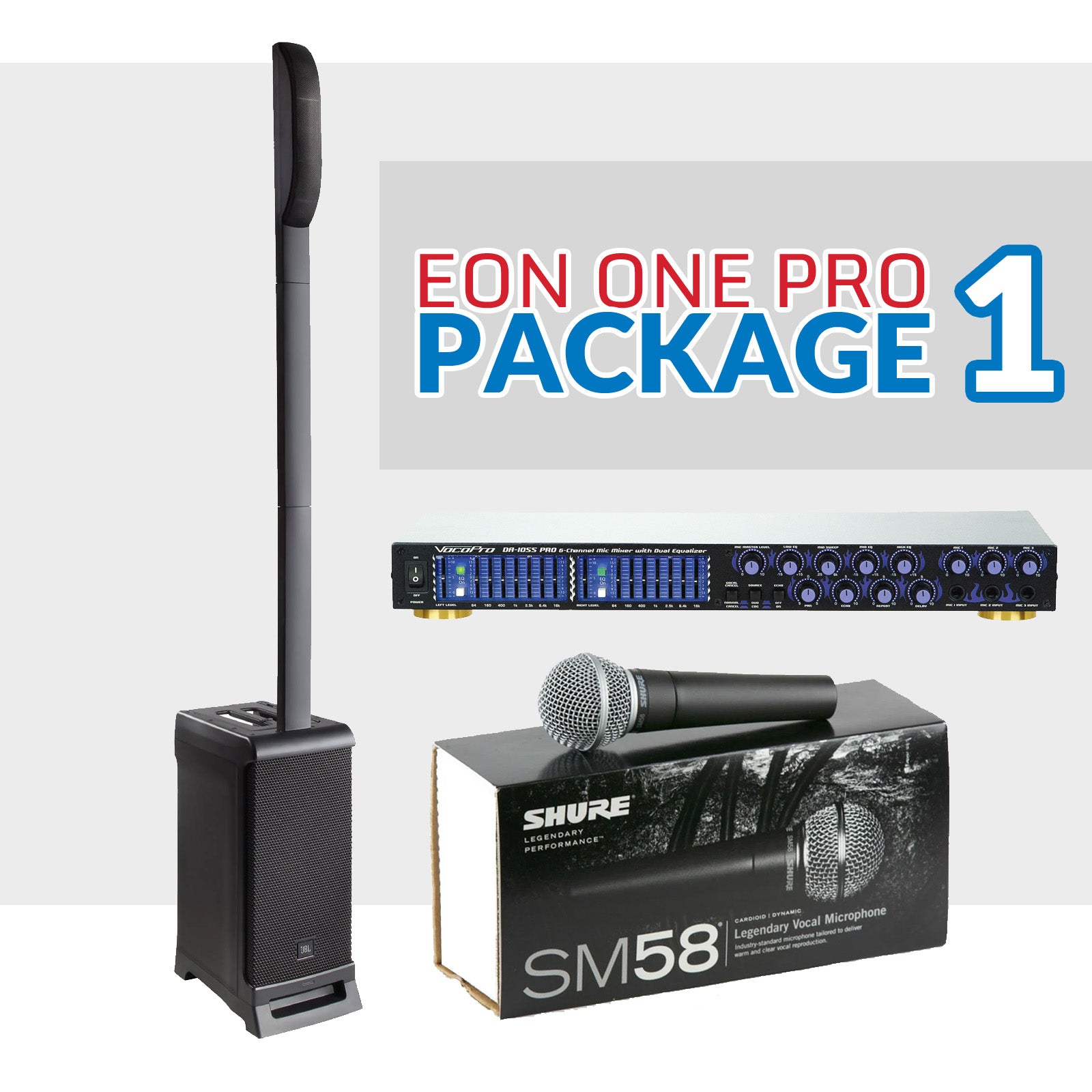 Gói Eon One Pro 01: Eon-One-Pro + DA-1055 + SM58S