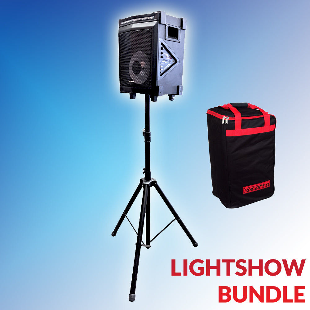VocoPro LightShow 100W Portable Karaoke System