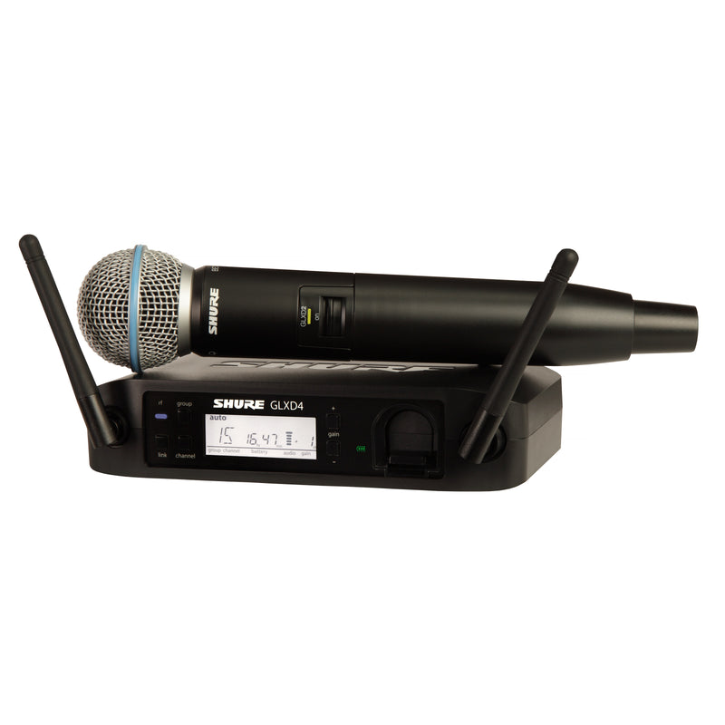 Shure GLXD24/Beta58 Handheld Digital Wireless Microphone System