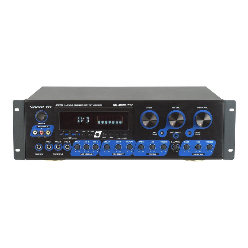 VocoPro KR-3808 Pro Digital Karaoke Mixing Amplifier