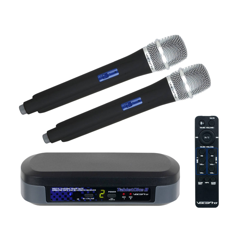VocoPro TabletOke-II Wireless Microphone and Bluetooth Receiver