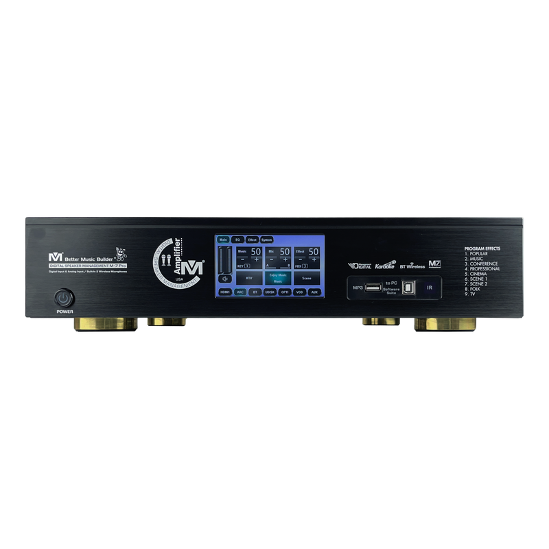 Bộ khuếch đại quản lý loa kỹ thuật số M-7 Pro 1200W của Better Music Builder