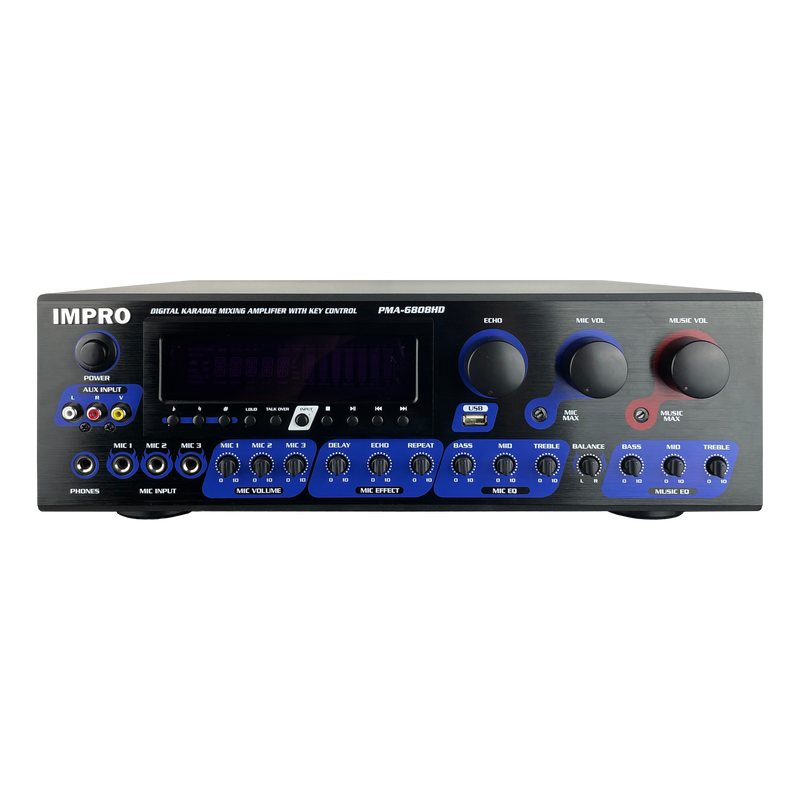 ImPro PMA-6808HD 600W Karaoke Mixing Amplifier